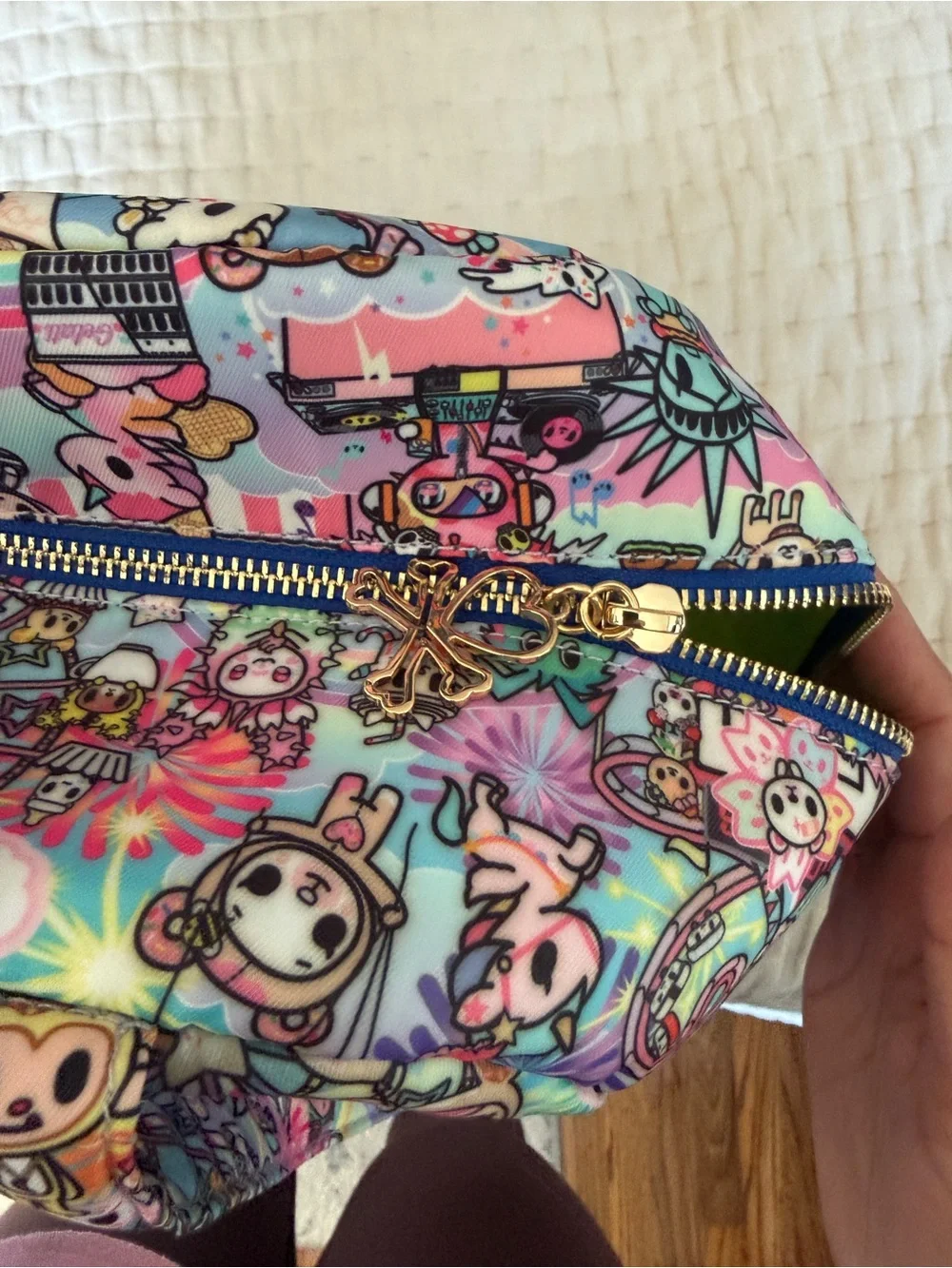 Tokidoki 2023 Comic-Con Exclusive Backpack Cotton Candy Carnival NWT